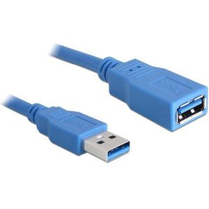 DELOCK Kabel USB 3.0 verlenging, A/A 2m St/Bu