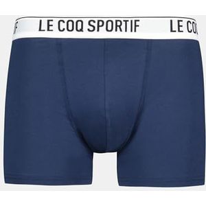 Le Coq Sportif Nauwsluitende boxershorts voor heren, Jurk Blauw/Jurk Blauw, M