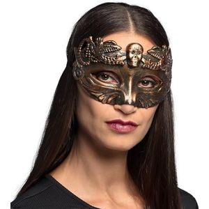 Boland 72327 - Oogmasker doodshoofd, doodshoofdmasker, masker voor kostuums, carnaval, themafeesten en Halloween