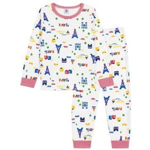 Petit Bateau Nachtkleding voor jongens, Marshmallow/Multico, 24 Maanden