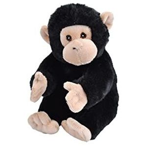 Wild Republic Ecokins Mini chimpansee, knuffeldier van stof, duurzaam speelgoed, babycadeau voor de geboorte van jongens en meisjes, knuffeldier, 20 cm