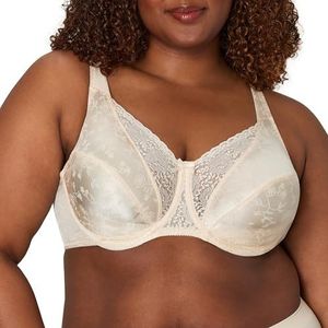 Playtex Women's Secrets beugelbeha 4422, liften en ondersteunt volledige dekkende beha, volledige figuurbeha, Natuurlijke Beige, 85C