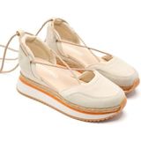 GIOSEPPO Chittenden - Sportsandaal - Beige - Gevoerde Zool - Bandjes Met Veters - Lichte EVA-Tussenzool