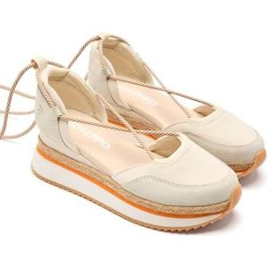 GIOSEPPO Chittenden - Sportsandaal - Beige - Gevoerde Zool - Bandjes Met Veters - Lichte EVA-Tussenzool