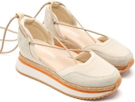 GIOSEPPO Chittenden - Sportsandaal - Beige - Gevoerde Zool - Bandjes Met Veters - Lichte EVA-Tussenzool