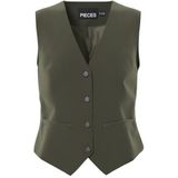 PIECES Pcbozzy vest Noos Exp BC, Forest Night, XS, dames, Bos Nacht., XS