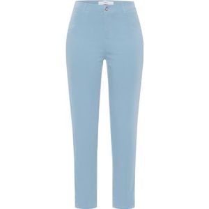 BRAX Dames Style Mary S Ultralight Cotton 5-pocket broek, Soft Blue, 38K, Soft Blue, 29W / 30L