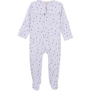 Gocco Lange pyjama met zeeprint, wit, normaal voor baby's, Wit, Regular