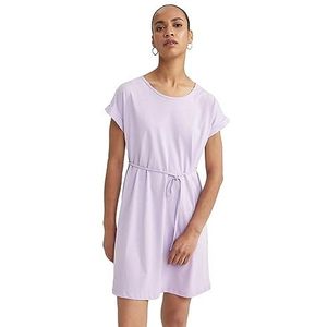 DeFacto Damesjurken zomer - bodycon jurk dames, stijlvol en elegant - zomerjurk voor dames, vrouwelijke en comfortabele jurk, lila (lilac), S