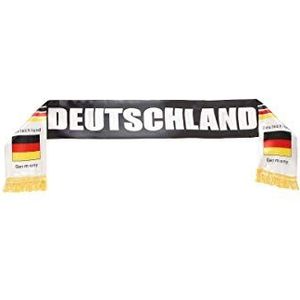 Atosa -24591 Atosa-24591-Duitsland sjaal 14 x 130 cm - WK voor voetbal en sport, geel, rood en zwart (24591)
