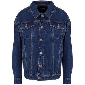 Urban Classics Damesjas, Mid Indigo Washed., XXL