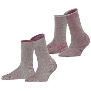 ESPRIT - Allover Stripe - Dames Sokken - Veelkleurig - 2 Paar