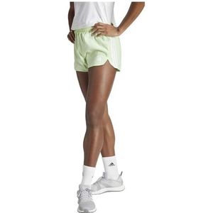 adidas Vrouwen Pacer Training 3 Strepen Geweven Hoge Stijging Korte Shorts, M, 3 inch Zwart, Zwart, M