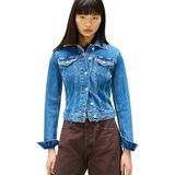 Tommy Jeans Tussenjas 'VIVIANNE'  blauw denim
