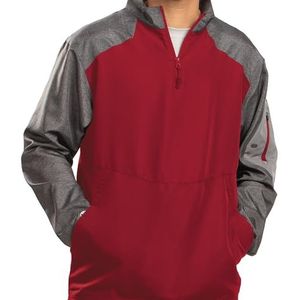 Holloway Heren Raider Pullover Shirt, Carbn Prt/Scarl, XL