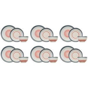 Cosy & Trendy - Larissa - Serviesset - Aardewerk - 18-delig