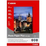 Canon Fotopapier SG-201 Plus zijdeglans - DIN A3 20 vellen voor inkjetprinter - PIXMA printer (260 g/m²), 1686B026
