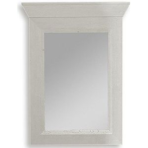 Forte Kashmir spiegel, houtmateriaal, pijnboom wit, B x H x D: 72,1 x 92,8 x 7,3 cm