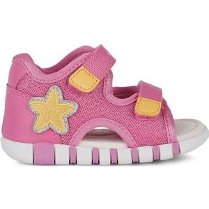 Geox Baby meisje B Iupidoo Gir sandaal, Dk Pink Geel, 22 EU