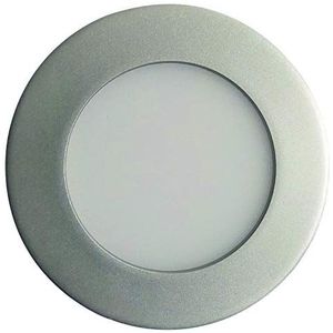 Espled LED-inbouwspot, 18 W, rond, koud wit, 18 W, zilverkleurig
