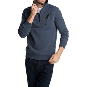 edc by ESPRIT Heren sweatshirt met opstaande kraag - Slim Fit