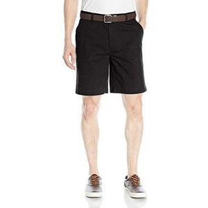 Amazon Essentials Men's Korte broek met binnenbeenlengte van 23 cm en klassieke pasvorm, Zwart, 34