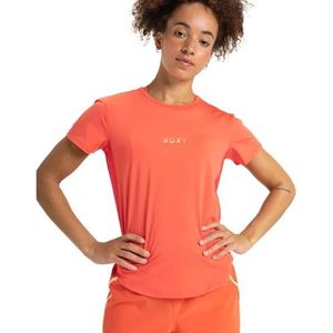 Roxy - Bold Moves 2.0 - T-shirt - Geen Kleur - Mix van 86% Gerecycled Polyester en 14% Elastaan