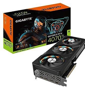 Gigabyte GeForce RTX 4070 Ti GAMING OC V2 12G grafische kaart, 3x WINDFORCE ventilatoren, 12 GB 192-bit GDDR6X, GV-N407TGAMING OCV2-12GD videokaart