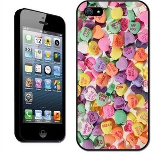 Fancy A Snuggle Opsteekbare rugafdekking voor Apple iPhone 5, Design schattige harten