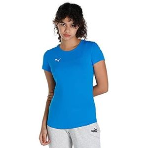 PUMA TeamGoal 23 Casuals Tee W T-shirt voor dames, elektrisch blauwe limonade, S
