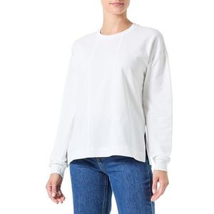 VERO MODA Vmpira Ls JRS Sweatshirt voor dames, wit (snow white), S