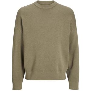 Jack & Jones Jorkobe Spring Knit Crew Neck, Silver Sage, XXL