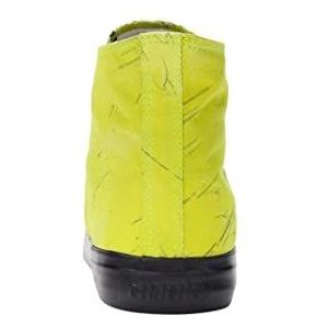 Ethletic Unisex Canvas Sneaker Black Cap Hi Cut, Dove Camo Neon Lime Jet Black, 39 EU