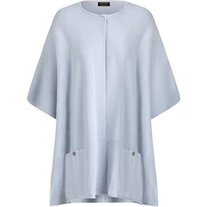 ApartFashion APART gebreide outfit voor dames, gebreid vest met aparte sjaalkraag, cardigan, lichtblauw, normaal, lichtblauw, L