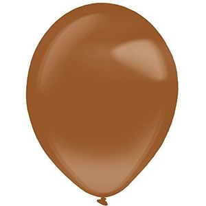 amscan 9905385 50 latex ballonnen Crystal, chocoladebruin