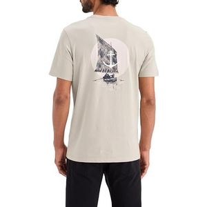 Dockers - Graphic Slim T-shirt - Beige - Korte Mouwen - Man