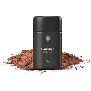 Kö-Hair Fibers Haarverdichting, haarhaar, strooihaar voor licht haar en gedeeltelijke stal, haaraanzet camoufleren bij licht haar of haaruitval. Haarpoeder, haarpoeder om af te dekken 12 g kleur hazelbruin