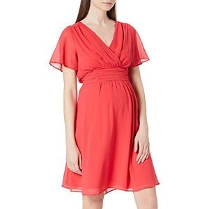 Noppies Damesjurk Ss Dorris jurk, rood (Poinsettia - P696), XS