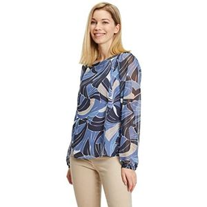 Betty & Co Damesblouse, donkerblauw/blauw, 42