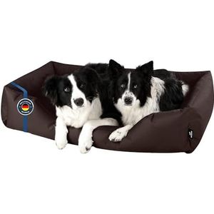 BedDog Hondenbed Grote Honden - Hondenkussen XXL - Ovale Hondenmand Wasbaar - Hondensofa - Hondenbedden voor Grote Honden - Hondenbed van Alicante stof en Cordura