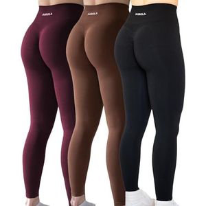 AUROLA Intensivieren legging voor dames, Pack (zwart/zwart kers/paardebloem bruin), S