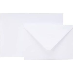 Craft UK 50 Kaarten en Enveloppen, Wit, 5 x 7-Inch