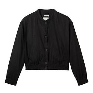 TOM TAILOR Denim Damesblazer, 14482 - Deep Black, L