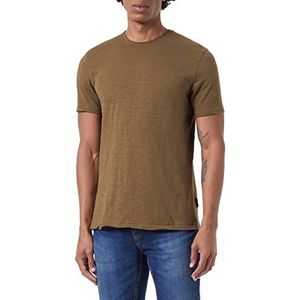 Sisley Mens 3WF0S101K T-Shirt, Beech Green 28C, XXL