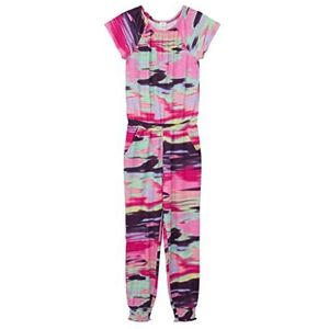 s.Oliver Meisjesoverall met allover print, roze 44A3, 176 cm