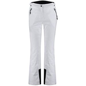 CMP Elastische skibroek voor dames, wit, XL