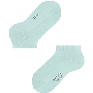 FALKE Uniseks-kind Korte sokken Family K SN Duurzaam Katoen Kort eenkleurig 1 Paar, Groen (Moroccan Mint 7491), 19-22
