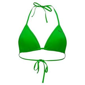 PUMA Swim Women Triangle Bikini TOP 1P, Fluo Green., L
