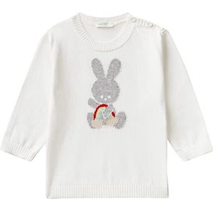 United Colors of Benetton Jersey G/C M/L 1098B100J trui, wit 903, 50 uniseks, wit 903