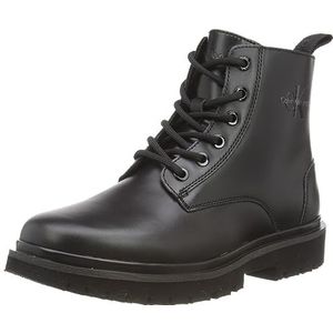Calvin Klein Dames Eva Mid veterschoen LTH Wn, Zwart, 38 EU
